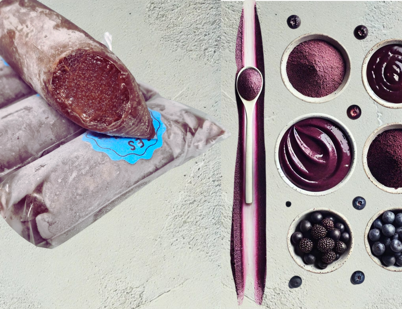 Sacolé de Açaí